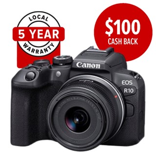 Canon EOS R10 Mirrorless Camera with 18-45mm Kit