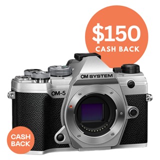 OM SYSTEM OM-5 Mirrorless Camera (Silver)