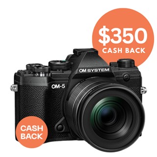 OM SYSTEM OM-5 Mirrorless Camera with 12-45mm f/4 PRO Lens (Black)