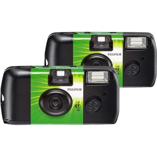 FUJIFILM QuickSnap Flash 400 One-Time-Use Disposable Camera (27 Exposures, 2-Pack)