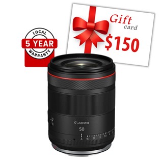 Canon RF 50mm f/1.4 L VCM Lens Bonus $150 Gift Voucher