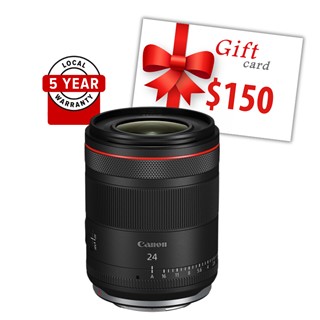 Canon RF 24mm f/1.4 L VCM Lens Bonus  $150 Gift Voucher